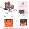 Camping Directors Chair, Heavy Duty,Oversized Portable Folding Chair with Side Table, Pocket for Beach, Fishing,Trip,Picnic,Lawn,Concert Outdoor Folda